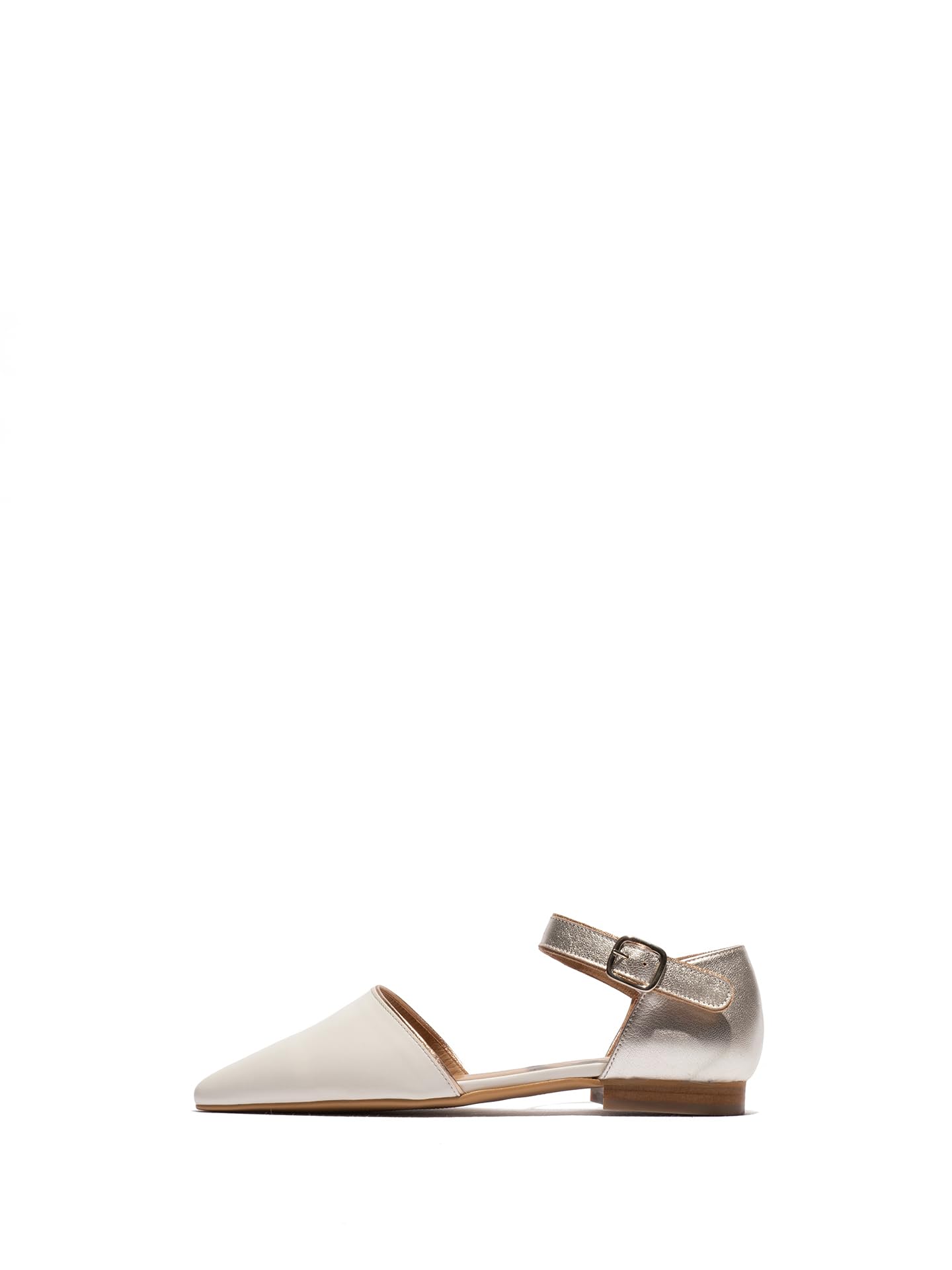 Fly London Women's SARJ266FLY Ballet, Offwhite/Silver/Sahara, 8 UK