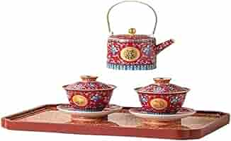 茶器夫さん専用 Amazon.co.jp: ティーセット 中国 夫婦湯呑、紅被せ茶碗、茶器