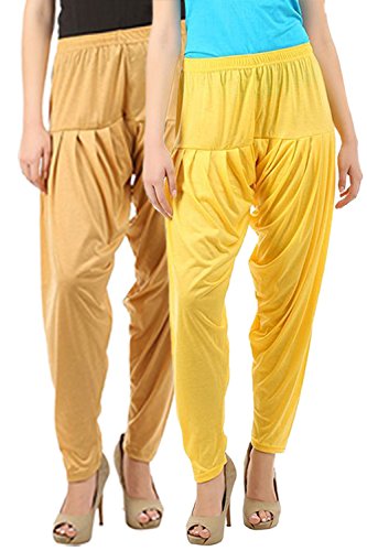 Image of Buy That Trendz Patiala Pants for Women Combo Regular Fit Cotton Patiala Salwar
