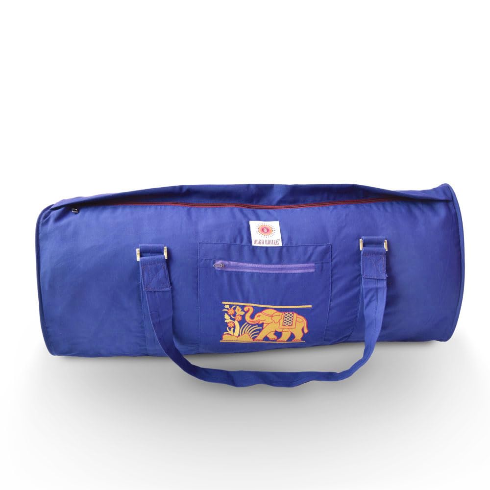Deluxe Elephant Yoga Kit Bag- Dark Blue