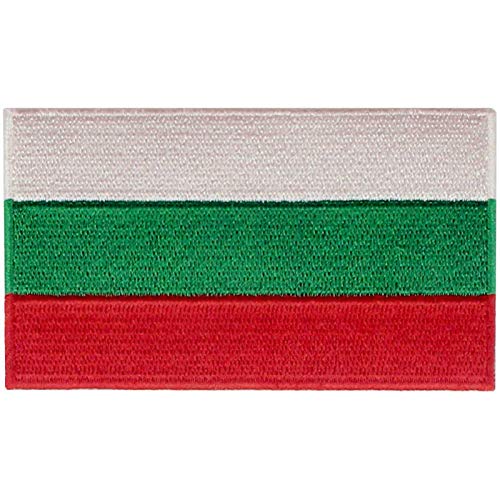 Drapeau de la Bulgarie Brodé à Repasser ou à Coudre Patch