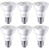 Philips LED Single Optic Dimmable PAR20 35-Degree Spot Light Bulb: 480-Lumen, 2700-Kelvin, 6-Watt (50-Watt Equivalent), E26 Base, Soft White, 6-Pack