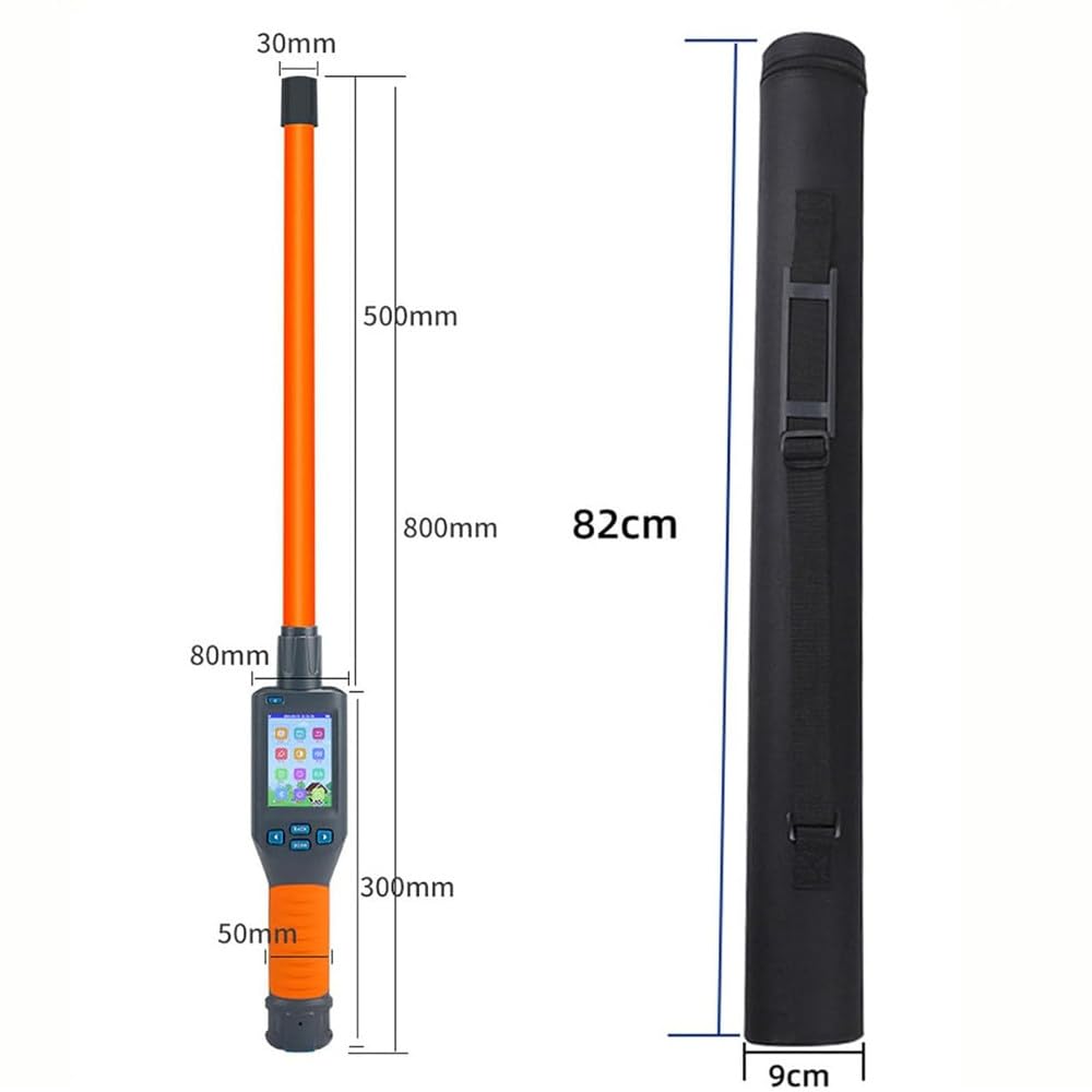 Lettore Microchip Animali Domestici,Scanner Tag Auricolari Animali,20.000 Dati di Archiviazione Compatibile con FDX-B,FDX-A,HDX ISO 11784/85,per Cani Animali
