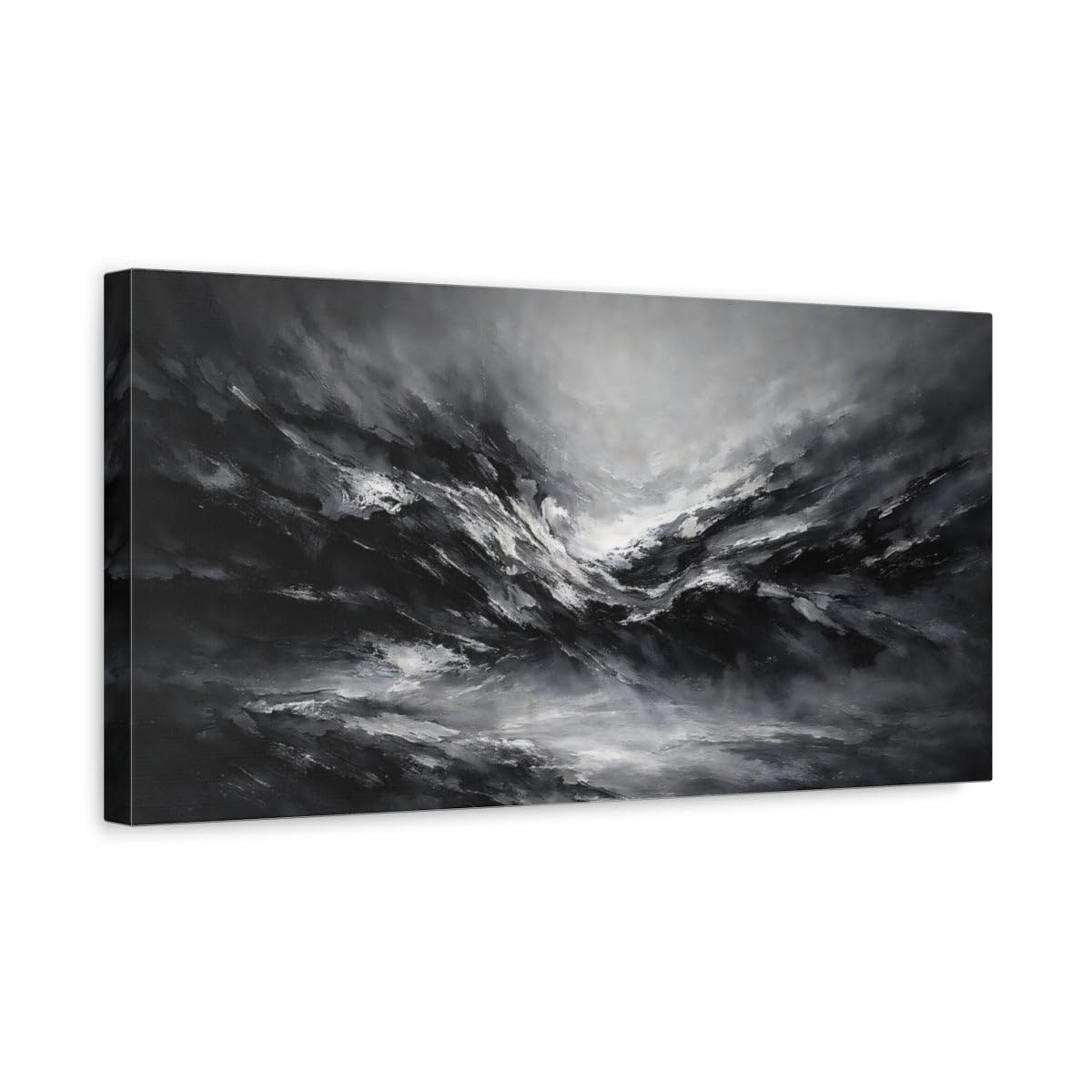 Impression sur toile paysage abstête décoration murale 50x25 - 8