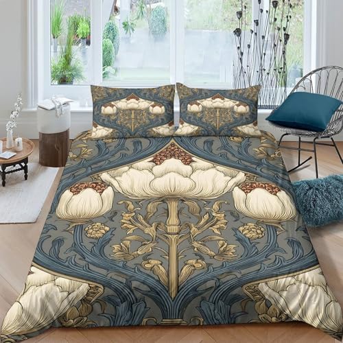 Housse de Couette 3D imprimée microfibre parure de lit double 200x200 - 4