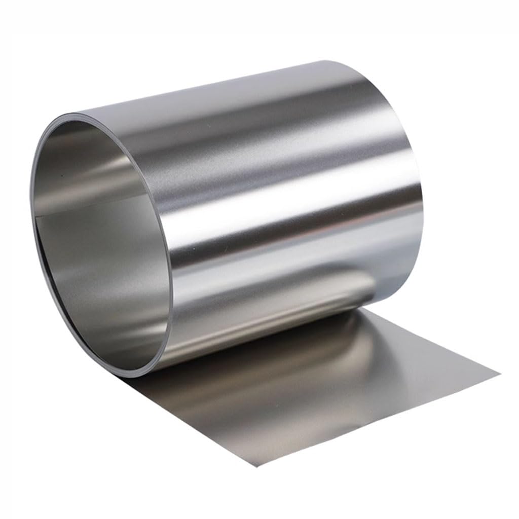 301 Edelstahlband 0,25 mm x 1000 | Hochelastischer Folienstreifen for Federn und Bastelarbeiten(0.25x300x1000mm)