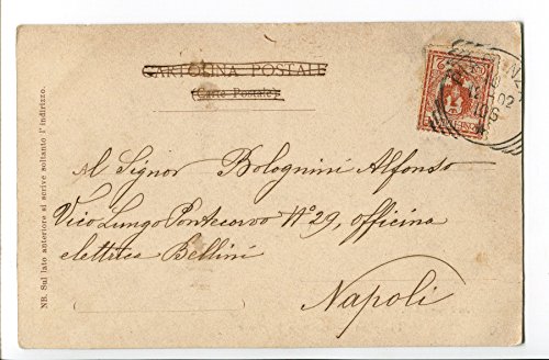 1905 Piacenza - Vista della facciata di Palazzo