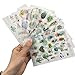 Plant Stickers 24 Sheets 520 Non-Repeating Green Cute Cactus Watercolor Plant Decorative Stickers for Stationery Stick Label DIY Diary Scrapbook Planner Album Journal Laptop Decoration