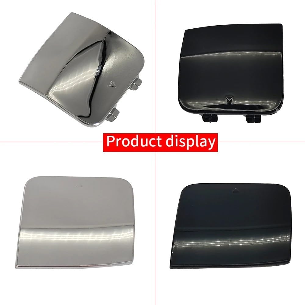 Generico per Mercedes per Benz W247 GLB Classe 2020-2023 Paraurti Posteriore Auto Gancio di Traino Tappo 2478857301(Argento)