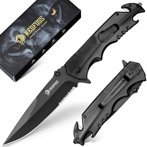 NedFoss 6-in-1 Serrated Tactical Knife