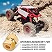 Ripeng 4 Piece 7mm Brass Extended Hex Wheel Hubs Compatible with SC x 24 Wheel Spacers RC Brass Weight Hex Hub Extended Combiner with a Cross Wrench Compatible with SC x 24 1/24 RC Crawler Car