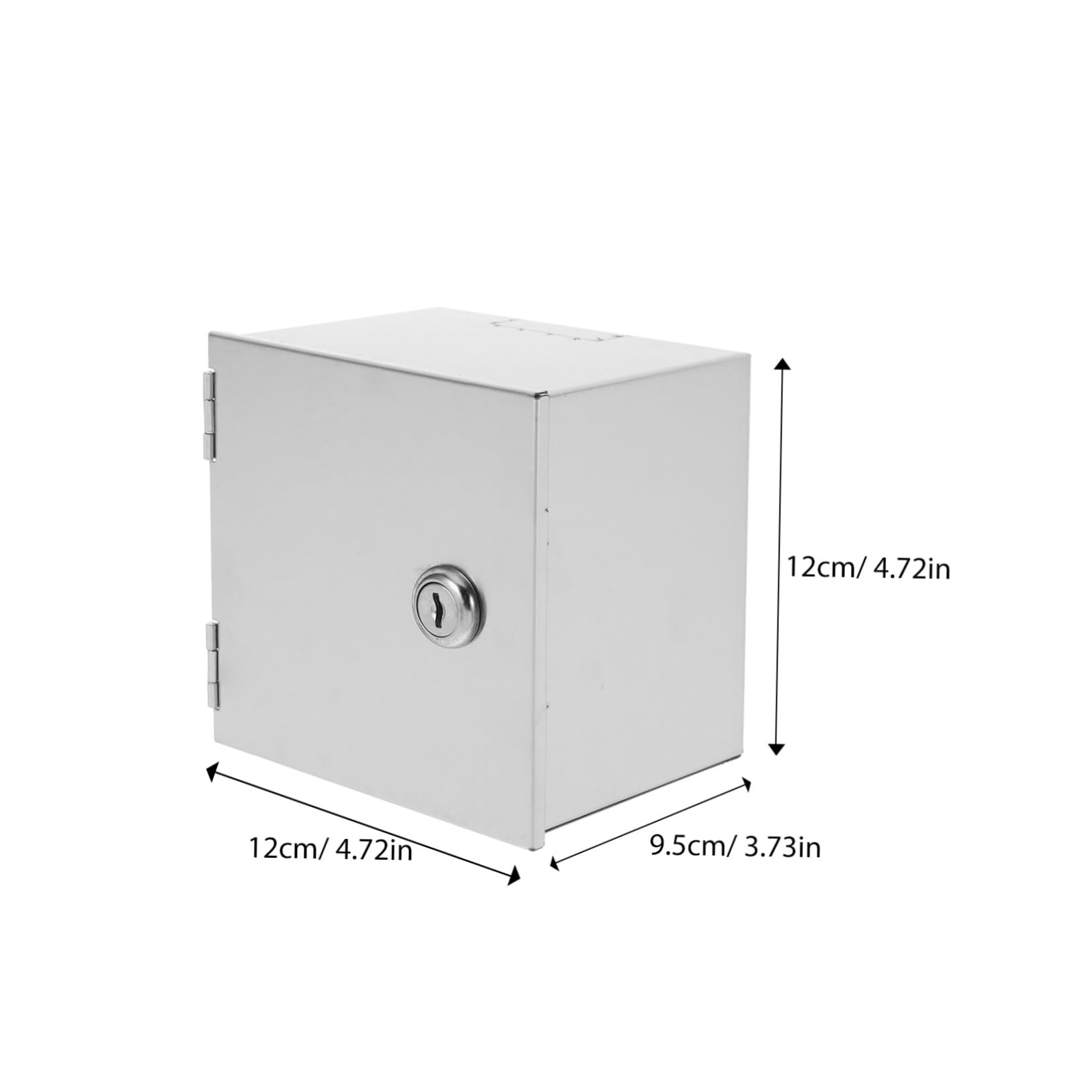 Caja Protectora Para Enchufes De Exterior De Acero Inoxidable Resistente La Intemperie Con Cerradura Antirrobo Cubierta Para Caja Eléctrica Seguridad Infantil y Uso Versátil Interi