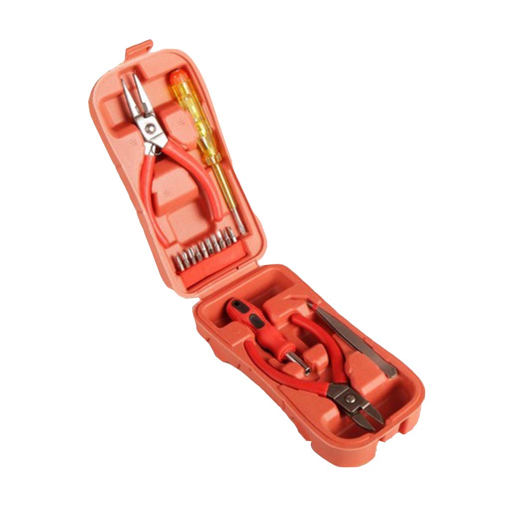 Laileya 15pcs Multi-Purpose Car Shape Combination Tool Box Electrician Model Tool Set Tools Repair Hardware