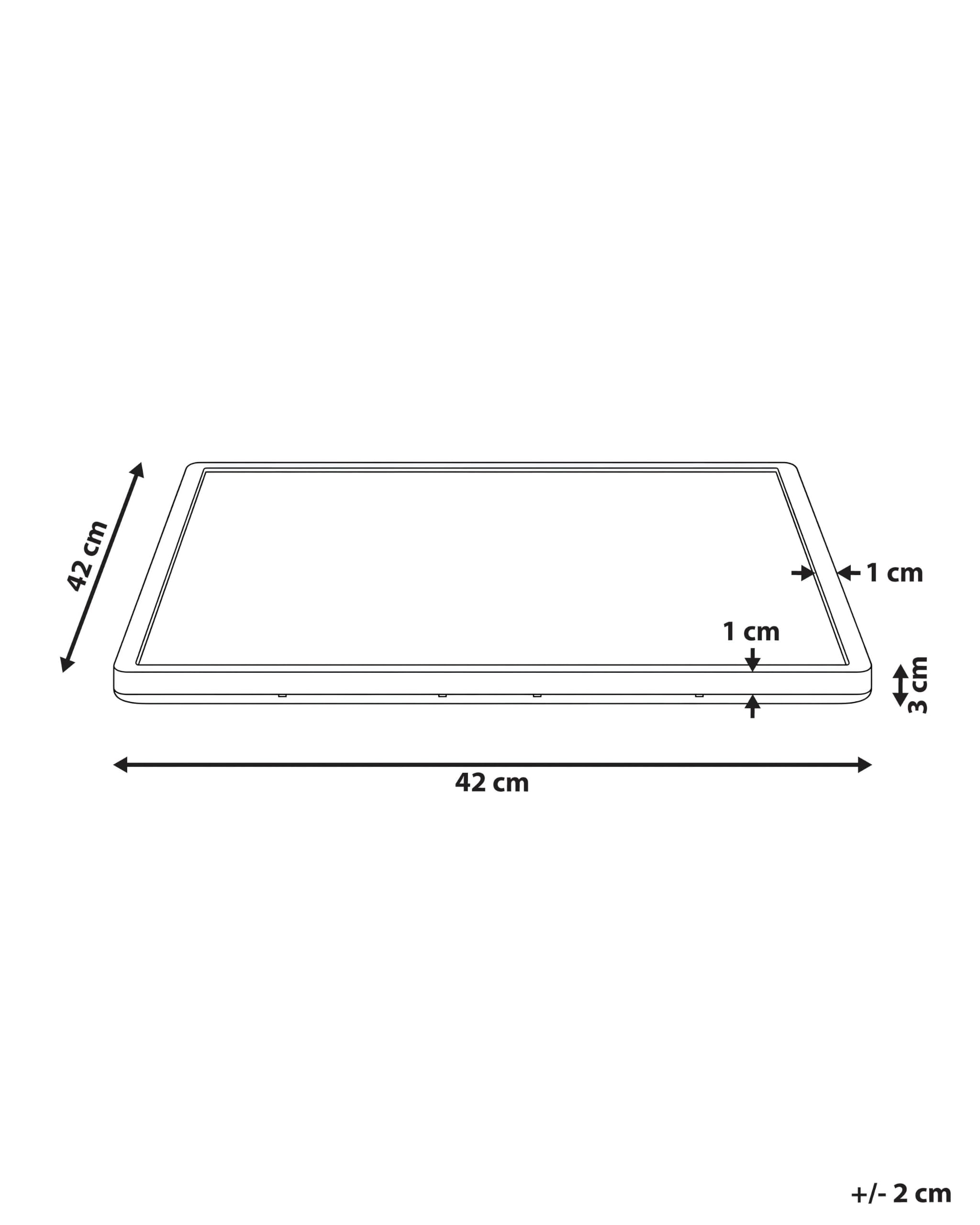 Lampa sufitowa płaska plafon kwadratowy LED panel nadytynkowy czarny Cereon