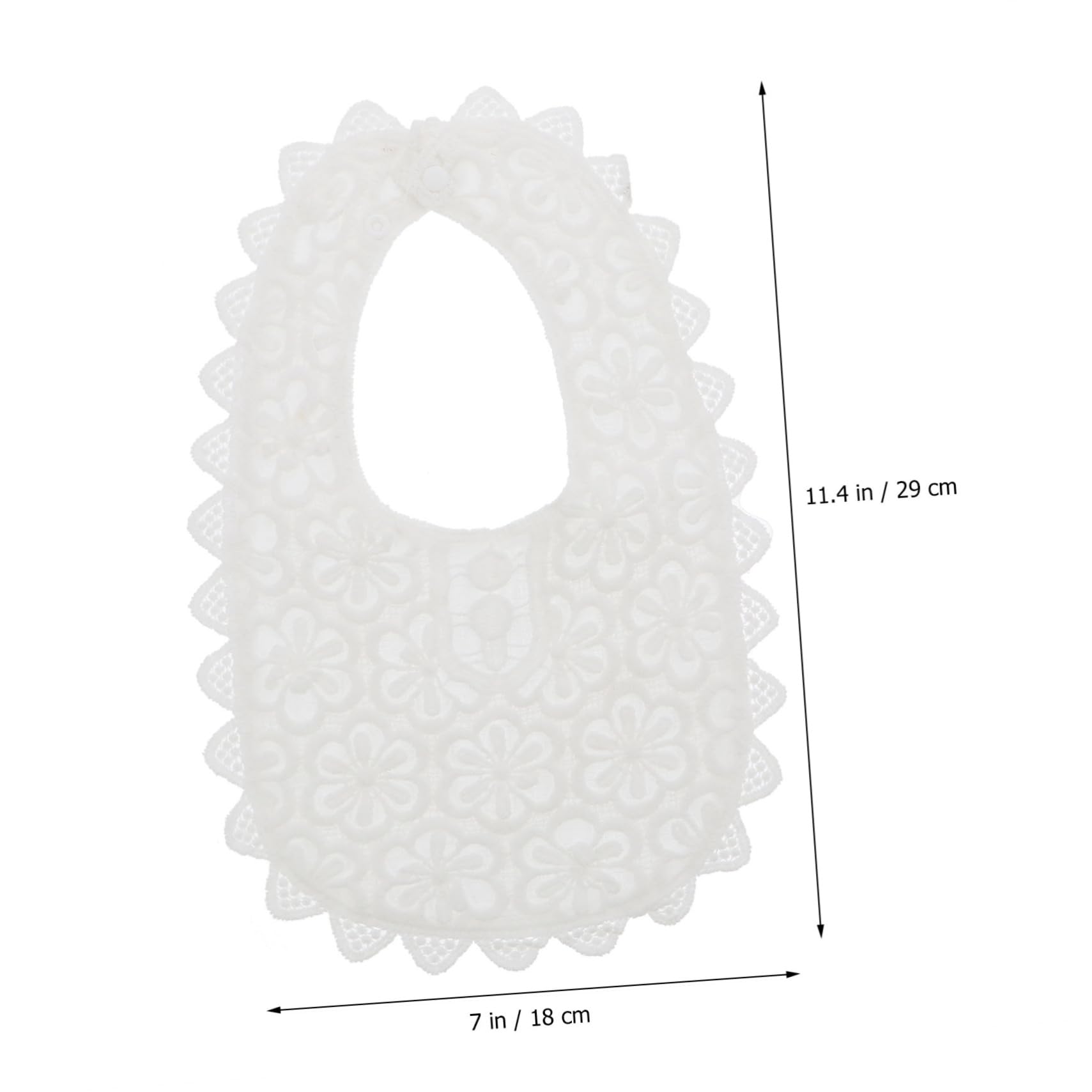 VICASKY 6piezas Baberos De Encaje Para Babero De Comida De Algodón Para Saliva y Comida Accesorios Para Bebés