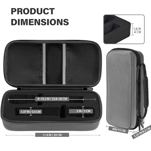 image for LZSIG Wireless Microphone Case Compatible with JBL 2 Mic with DIY Foam