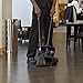 Rubbermaid Commercial Products Executive Series Lobby Pro® Upright Dust Pan with Cover, Long-Handle, Black, for Professional/Janitorial Debris Collection from Indoor Floors/Hardwoods