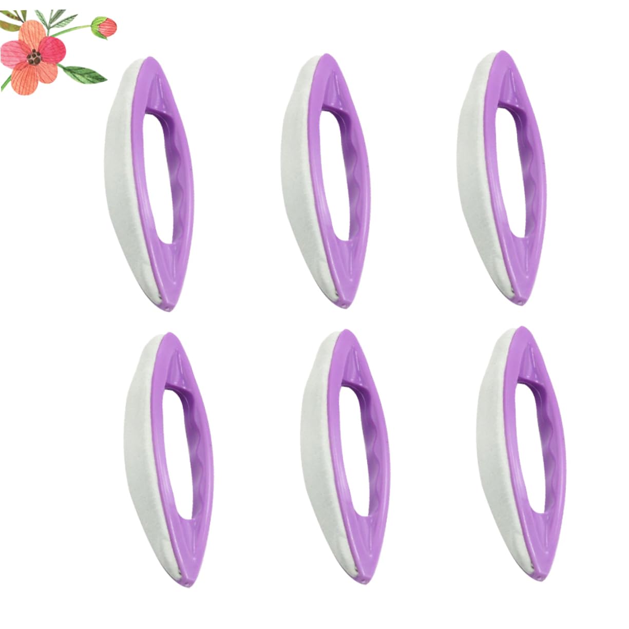 FOMIYES Nail Art Tools 6pcs Manicure Kit Nail Brush Rub Nail Buffer Nail Polish Tool At-home Nail Manicure Kit Nail Files