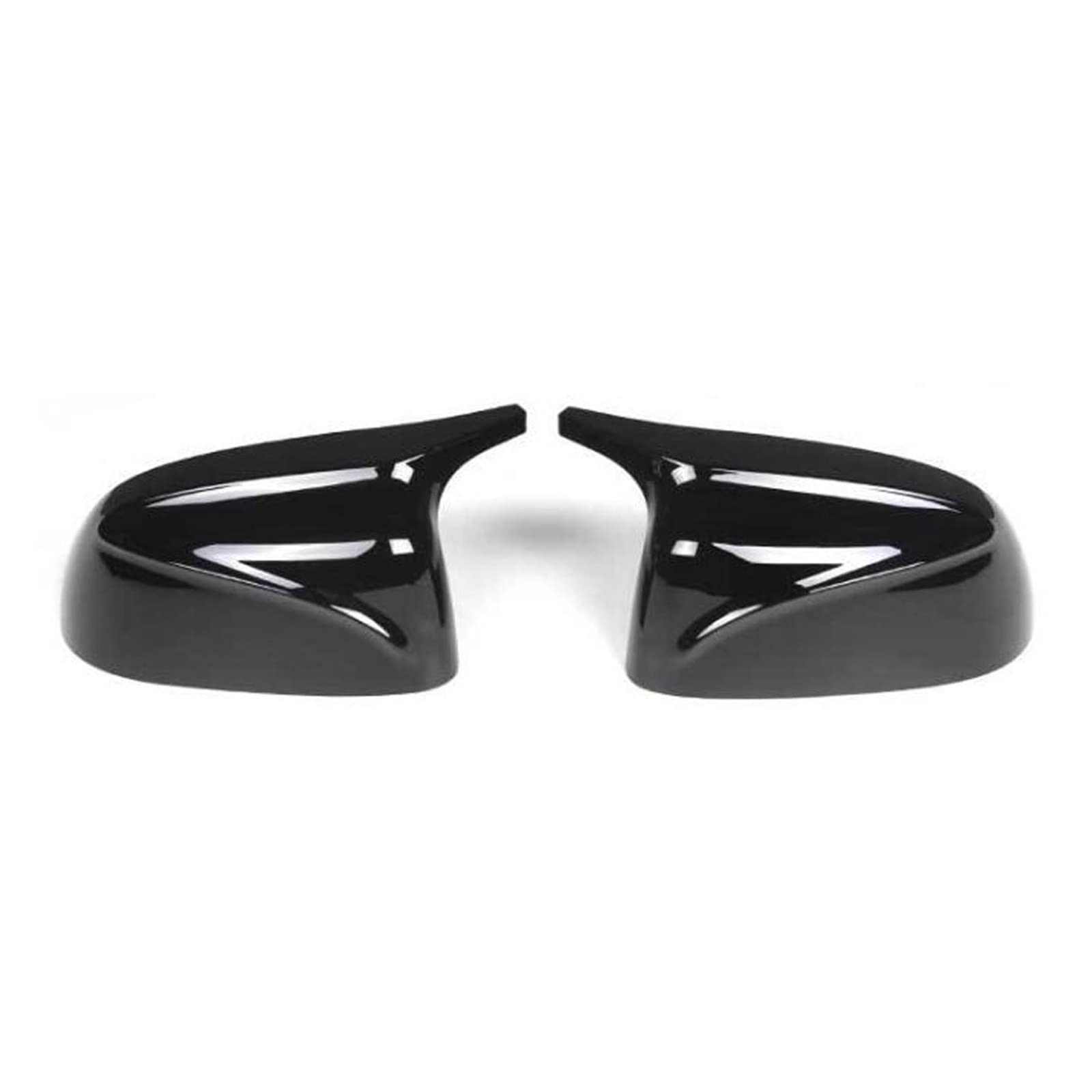 Spiegelkappen Wing Mirror Cover Caps Voor BMW Voor X3 G01 Voor X4 G02 Voor X5 G05 Voor X6 G06 Voor X7 G07 18-22 Carbon Fiber/ABS Achteruitkijkspiegel Covers ABS Gloss Black (Kleur