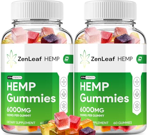 Indelo Zen Leaf Hemp Gummies - with Hemp Seed Extract ZenLeaf Hemp Gummies Tinnitus Herbal Supplement Health and Wellness Support All Natural Zen Leaf Hemp Gummy (2 Pack - 120 Gummies)
