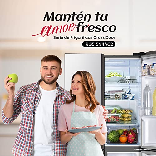 Hisense-RQ515N4AC2-Frigorifico-Americano-4-puertas-Total-No-Frost-Capacidad-Neta-467-L-181-m-Alto-Acero-Multi-Air-Flow-Cajon-con-control-de-Humedad-Silencioso