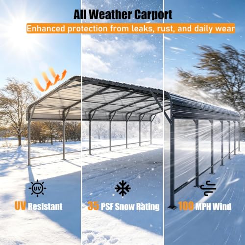 MNLR 20x30 FT Heavy Duty Carport