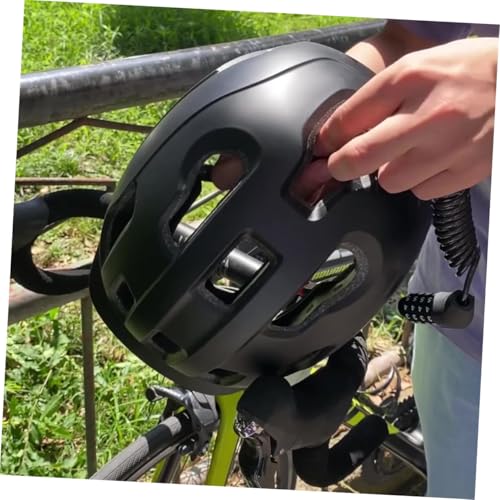Candado de cable para bicicleta Healifty con combinación miniatura 5