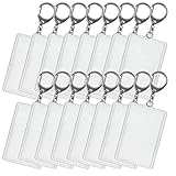 [EBISUデザイン] 写真キーホルダー カードサイズ 50個入 ハメパチ 長方形 86mm チェキキーホルダー 推しグッズ クリアキーホルダー フォトアクセサリー 入園 入学