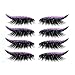 4 Paar wasserdichte Eyeliner Set Falsche Wimpernaufkleber Magnetic Eyelashes 3D Artificial Eyelashes Glitzer Perlglanz Eyeliner Aufkleber Reusable Waterproof Augen Natürliche Aufkleber Make-up Tools