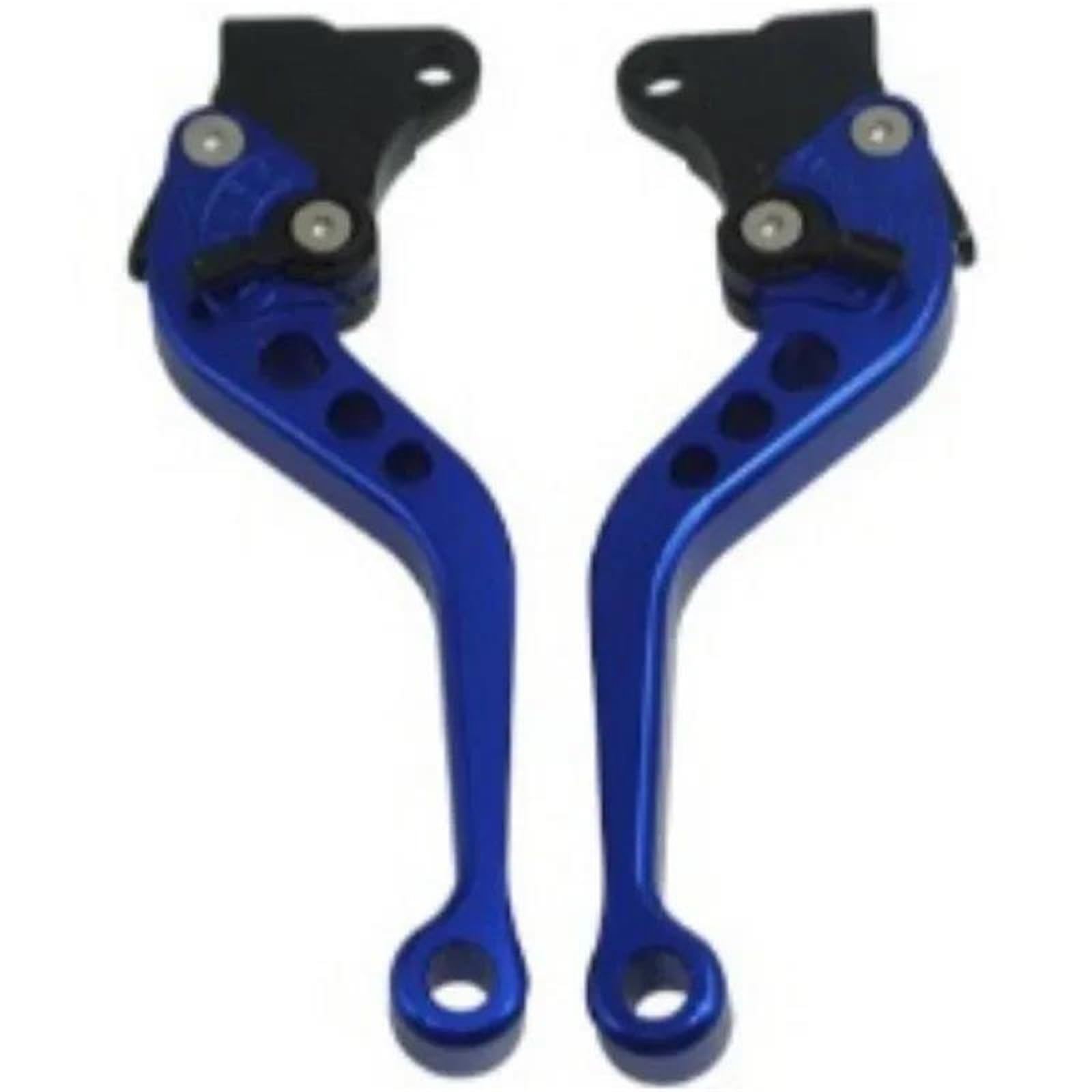 Etekgvyva Blue Clutch Brake Lever Set For Cg125 Motorcycle Brake Handle Motorbike Modification Clutch Drum Brake Lever Handle Adjustable Handlebar Set(Blue)