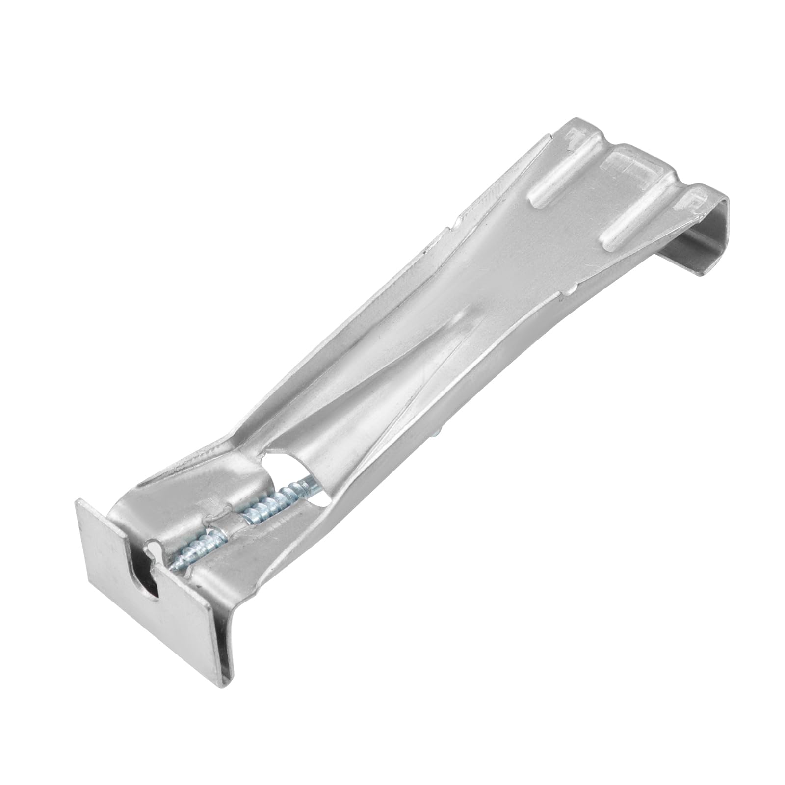 12 Piezas Ganchos de Canalón de 6 Pulgadas Resistentes Ocultos Soportes de Canalón de Lluvia Sujetador, Soportes de Canalón de Aluminio para Reparar Canalones de Lluvia Caídos