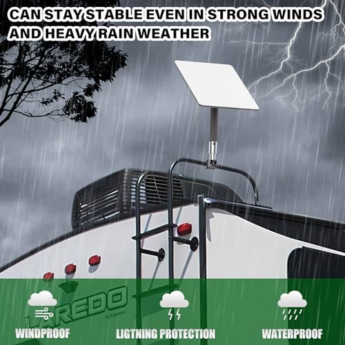 image for JUYEER Starlink Gen 2 Mount for RV Ladder and Roof Rack, Starlink Mini