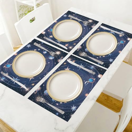 Sets de table cosmiques lavables pour sublimer vos dîners sur la terrasse - 7