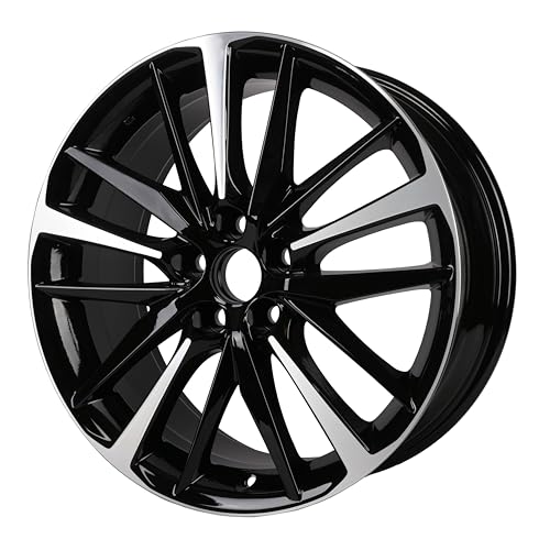 Replacement 19 Inch Wheel For Toyota Camry XSE XLE LE SE OEM Style Aluminum Alloy Rim for 2018 2019 2020 | 19x8 | Black w/Silver Machine Face - Factory Replacement Rim for 4261106E20 (42611-06E20)