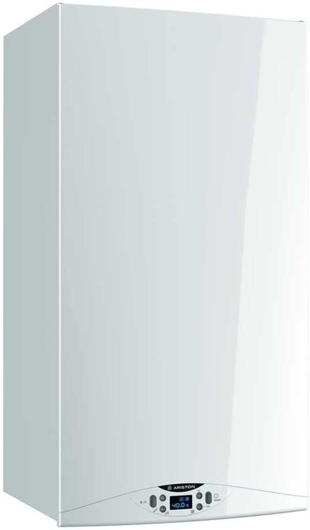 Ariston HS Premium - Caldera Gas Natural y Propano 24kw con Tamaño Reducido 31,9x40x74,5 cm Eficiente y Silenciosa, Caldera de Condensación Fabricada para Instalación en España (Clase Energética A)