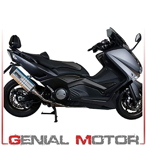 Linea omologata SCARICO GPR EXHAUST SYSTEM COMPATIBILE CON YAMAHA T-MAX 500 2008/11 IMPIANTO COMPLETO SCARICO OMOLOGATO SONIC TITANIUM