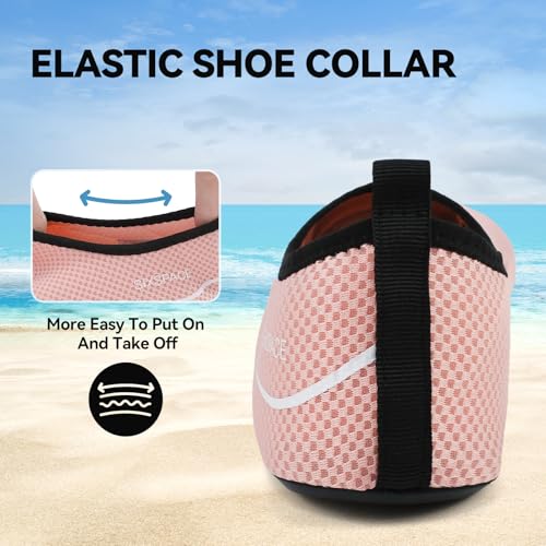Image of Sixspace Water Shoes for Women Men Aqua Socks Swim Shower Beach Barefoot Pool Quick-Dry Non Slip Lake Surf