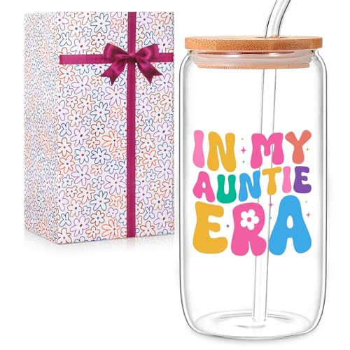 Christmas-Gifts-For-Aunt-Birthday-Gifts-For-Aunt-from-Niece-Nephew-New-Aunt-Auntie-To-Be-Aunt-Aunt-Announcement-Promoted-To-Aunt-Best-Auntie-Gift-16-Oz-Coffee-Glass Christmas Gifts For Aunt Birthday Gifts For Aunt from Niece Nephew New Aunt Auntie To Be Aunt Aunt Announcement Promoted To Aunt Best Auntie Gift 16 Oz Coffee Glass