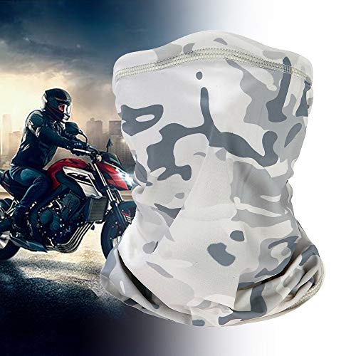 ODOMY Bandana para la cabeza Camuflaje Protección UV, Deporte Bandas para la cabeza del ventilador Bandana transpirable,Protector solar, Polvo Viento Prueba Polainas de cuello (E)