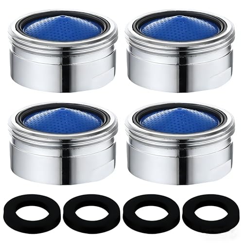 4 piezas M22 grifo colador con juntas y filtro ABS, perlador a prueba de salpicaduras de agua, regulador de chorro M22, accesorios de grifo para baño y cocina