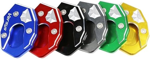Miniatura 4 de Motorcycle Kickstand Extension Pad Motorcycle Foot Side Stand Enlarger Plate Kickstand Enlarge Extension Fit Use for Kawasaki VERSYS300 Versys X250