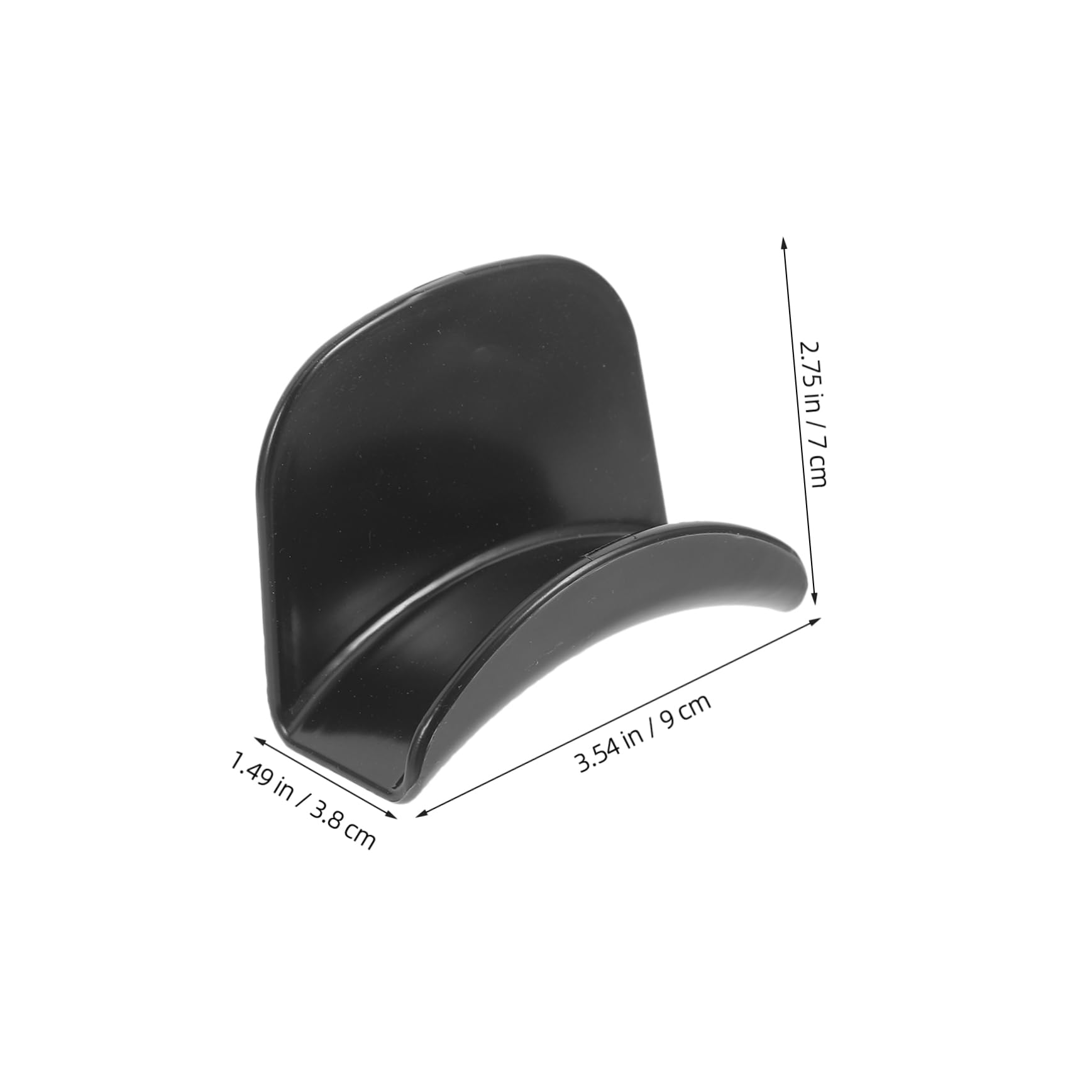 Hemobllo 30piezas Soporte De Auriculares Adhesivo De Pared Gancho para Auriculares Gaming Instalación Fácil Negros Compatible Ear