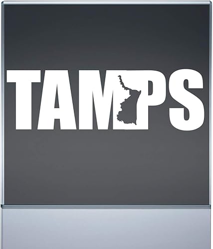 Miniatura 2 de Tamps Tamaulipas Calcomania Mapa Mexico (Full Color, 22"x6.8")