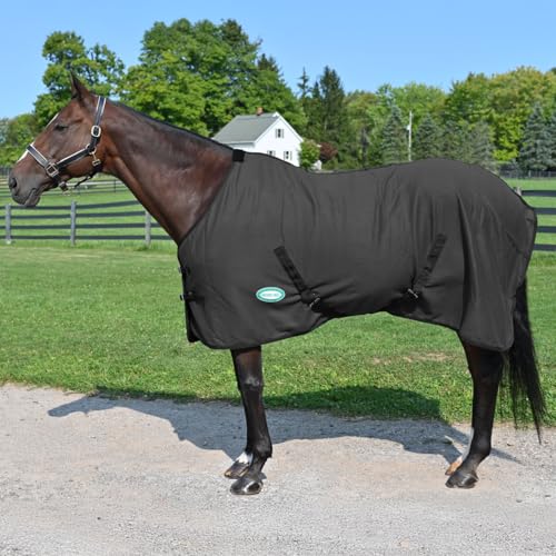 Country Pride Polar Fleece Open Front Solid Color Dress Sheet (Black, Large)