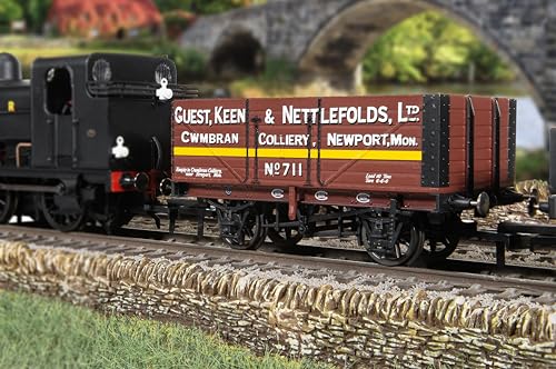 Hornby R60296 Guest Keen & Nettlefolds 7 Plank Wagon No711, Brown, 87.48 cubic centimeters - Image 4
