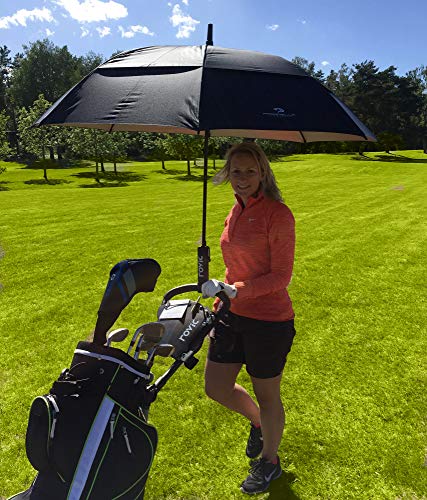 PROCELLA Large Golf Umbrella – AWARD WINNING, Windproof, Waterproof - Superior Heavy Duty Automatic Umbrella Defies High Wind, Sun & Rain – Perfect Cart Holder Fit – Carrying Case Sleeve, Strap Handle - Thumbnail 2