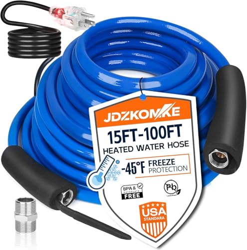 JDZKOMKE 50FT Heated RV Water Hose