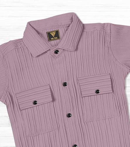 Image of Kids Cotton Blend Half Sleeve Shirt Lightweight Soft Fabric Casual Look Daily Use Summer Style Comfortable Kids Clothing Set