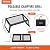 VEVOR Folding Campfire Grill, 18" Portable Camping Grates Over Fire Pit, Heavy Duty Steel Mesh Grate, Camp Fire Cooking Equipment with Legs Carrying Bag, Grilling Rack for Outdoor Open Flame Cooking