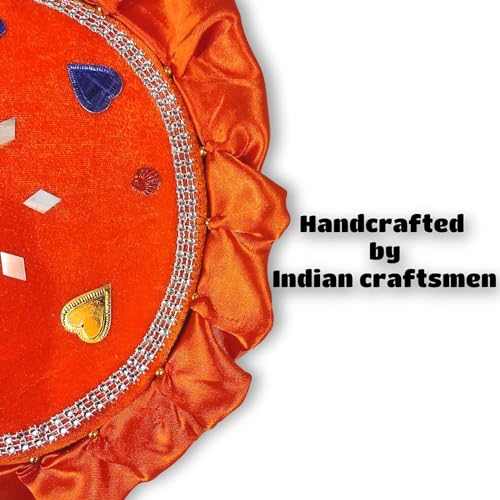Image of [Mother's Day Gift] Handmade and Decorative Green Hand Fan with Wooden Handle for Cool Air, Home Dcor and Travel Use Shadi ka Pankha /Vinjano /Pankhi - Return Gift